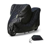 YAOJIA Funda para Moto de Nieve Compatible con MBK Booster 50 Rocket | Funda para motocicleta de tejido 210D resistente con orificio para candado Hebilla cortavientos Dobladillo elástico Protec
