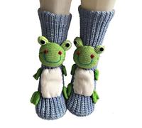YAOJIWANG 3D Knit Animal Socks, New Novelty Floor Sock for Christmas, Cute Novelty Animal Socks, Double Layer Hand Crochet Knit Sock, Designs for Men & Women Calcetines Divertidos Mujer