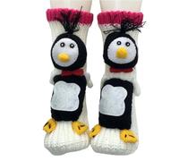 YAOJIWANG Calcetines Mujer Hombre, Divertidos Animales Lindos, Algodon Térmicos Regalos Calcetines Animales 3D Calcetine de punto de cocodrilo, calcetine navideños novedosos de boca ancha 3D