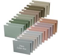 Yaomiao 24 carpetas colgantes de archivos tamaño carta, organizador de archivos multicolor con pestañas para el hogar, aula, oficina, escuela, suministros de almacenamiento de documentos, 12 colores