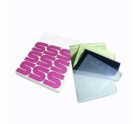 Yaootely 100 unids/set de papel de tatuaje tamaño A4 papel de tatuaje plantilla térmica carbono copiadora papel auxiliar tatuaje pasta aceite
