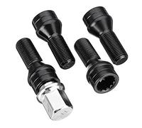 Yaootely M14 X 1,25 Auto Rad Lock Tornillos Rueda Buje Tuerca antirrobo Tornillo con cierre antirrobo para coche R50 1 2 3 4 5 6