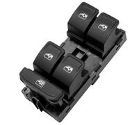 YAOPEI Interruptor Ventana Eléctrica Golf MK7 Botón de Ventana para Passat B8 Tiguan Touran Seat 5G0959857 (NEGRO MATE)