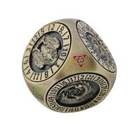 YAOPIU Dados Giratorios,Juego De Dados Metálicos Giradores De 6 Caras | Suministros Portatiles para Reuniones Familiar Y Bar Entretenimiento,Entretenimiento para Competencias Y Fiestas