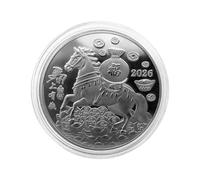YAOPIU Moneda Coleccionable | Caballo de la Suerte Moneda Decorativa - Colección Año del Caballo Exposición Coleccionismo para Niños Mujeres Decoración Hogar Arte Coleccionista