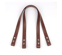 yaoqijie 1 par de 70cm con asa de botón a presión for Mujer, Bolso de Hombro, Asas de Cuero PU Desmontables, Correa, Accesorios for Bolso (Color : Brown)