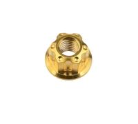 yaoqijie 1 tuerca de aleación TC4 M5 M6 M8 M10 M12 M14, paso 0,8/1,0/1,25/1,5 mm, brida trasera elegante for bicicleta, motocicleta y coche lasting