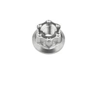 yaoqijie 1 tuerca de aleación TC4 M5 M6 M8 M10 M12 M14, paso 0,8/1,0/1,25/1,5 mm, brida trasera elegante for bicicleta, motocicleta y coche lasting