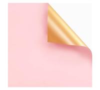 yaoqijie 20 piezas de papel de regalo de flores de rosas doradas de doble cara, papel de regalo impermeable for flores, tienda de flores, papel dorado for envolver regalos Diy lasting ( Color : 20pcs