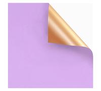 yaoqijie 20 piezas de papel de regalo de flores de rosas doradas de doble cara, papel de regalo impermeable for flores, tienda de flores, papel dorado for envolver regalos Diy lasting ( Color : 20pcs