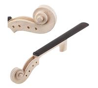 yaoqijie 4/4 tamaño Universal de alta calidad Arce violín cuello ébano diapasón violín DIY Kit accesorios con desplazamiento tallado a mano lasting