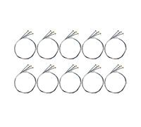yaoqijie 40 Uds cuerdas de violín núcleo de acero + herida de níquel exquisitas piezas de instrumentos musicales de cuerda accesorios lasting