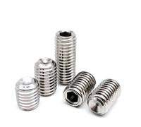 yaoqijie 5/10/50pcs M1.6 M2 .5 M3 M4 M5 DIN916 Hexagon Socket Allen Cup Point Set Screw Grub Bolt A2 304 Stainless Steel lasting(2mm,M1.6 10pcs)