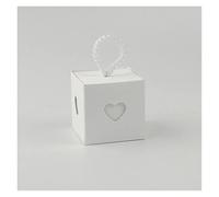 yaoqijie Bolso de la arpillera del corazón del regalo del papel del regalo del papel de la boda de los 50 unids Bricolaje Regalos for invitados Favores de boda Fiesta de cumpleaños Decoración lasting