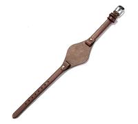yaoqijie Correa de reloj de piel auténtica for mujer, pulsera pequeña suave de 8mm, Compatible con correa de reloj Fossil, llegada de repuesto lasting(Coffee)