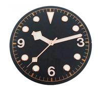 yaoqijie Esfera de Reloj Luminosa Verde de 30,5 mm for Accesorios de Movimiento de Relojes NH35 y NH36 Lasting(Dial with Hands 4)