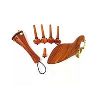 yaoqijie Kit de violín 4/4, accesorios de palisandro, pieza trasera de violín, clavijas de apoyo for la barbilla, tornillo de pasador, accesorios for violín lasting