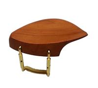 yaoqijie Mentonera de violín de forma 4/4 con soporte de tornillo de abrazadera corcho ébano madera de azufaifa, piezas de reposapiés de violín lasting (Color : Jujube wood 2)