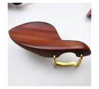 yaoqijie Mentonera de violín de forma 4/4 con soporte de tornillo de abrazadera corcho ébano madera de azufaifa, piezas de reposapiés de violín lasting (Color : Rosewood 1)
