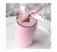 yaoqijie Nuevo cilindro Caja de caramelo de chocolate Favores de boda y cajas de regalo for decoración de bodas Bolsas de regalo Suministros de fiesta lasting ( Color : No letter-pink , Size : 10pcs )