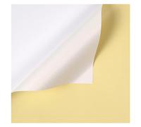 yaoqijie Papel for envolver flores de 20 cuentas, papel for envolver flores impermeable de dos colores de doble cara, suministros for ramo de floristería, manualidades DIY lasting ( Color : Cream yell