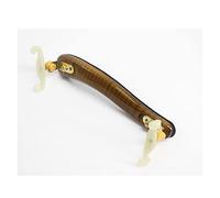 yaoqijie Reposabrazos for violín, rayas, madera de arce, ajustable, 4/4, 3/4, 1/2, 1/4, almohadilla for hombro, accesorios profesionales for violín lasting (Color : Dark Khaki)