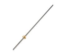 yaoqijie T8 8mm trapezoidal de acero inoxidable roscado y latón R 3D impresora lasting(500mm)