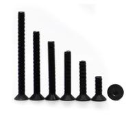 yaoqijie Tornillo Allen DIN7991 M2 .5 M3 M4 M5 M6 M8 M10 M12 de cabeza avellanada plana con hexágono interior acero grado 10.9 negro lasting(40mm,M12 1pc)