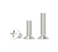 yaoqijie Tornillo Phillips de cabeza avellanada niquelado for reparación electrónica, accesorios for portátiles M1-M4 lasting(8mm,M2 (100Pcs))
