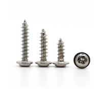 yaoqijie Tornillos autorroscantes de cabeza redonda con cruz niquelada y almohadilla, M1.2, M1.4, M1.7, M2, M2.3, M2.6, M3, M3.5, M4 lasting(4mm,M2.3 50pcs)