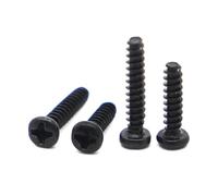 yaoqijie Tornillos de acero negro con cabeza plana y ranura en cruz, M1.4, .7, M2, .3, .6, M3, .5 M4, 20 o 50 unidades lasting(5mm,M2.6 30pcs)