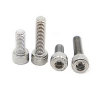 yaoqijie Tornillos de cabeza hexagonal Allen de acero inoxidable DIN912 304, rosca métrica, longitud de 3 a 50 mm, 2-20 unidades, M1.6, M2, M2.5, M3, M4, M5, M6, M8, M10. lasting(10mm,M3 10pcs)