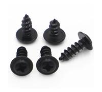 yaoqijie Tornillos de cabeza redonda Phillips acero al carbono negro, M1.4, .7, M2, .3, .6, M3 y M4, 20-100 unidades lasting(12mm,M2 50pcs)