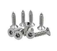 yaoqijie Tornillos de seguridad for madera de cabeza avellanada de acero inoxidable 304, M2 a M6, 5/10/20/50 unidades lasting(12mm,50pcs M2.3)