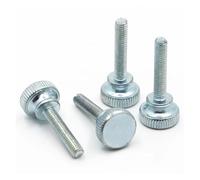 yaoqijie Tornillos moleteados de cabeza escalonada alta, de apriete manual, for muro cortina, de vidrio, GB834, 1-10 unidades, M3, M4, M5, M6, M8, M10 lasting(30mm,M3 10pcs)