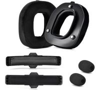 Yaowanguan Almohadillas Mod Kit para Logitech G Astro A50 Gen 4,A50 Gen 5,A50 X Gaming Auriculares,Almohadillas de Repuesto Espuma Diadema Earpadpara A50 Gen 4/Gen 5/A50X(Terciopelo)