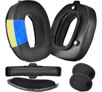 Yaowanguan Almohadillas Mod Kit para Logitech G Astro A50 Gen 4,A50 Gen 5,A50 X Gaming Auriculares,Gel refrigerante Almohadillas de Repuesto Espuma Diadema Earpad para A50 Gen 4/Gen 5/A50X