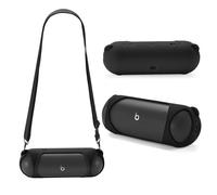 Yaowanguan Funda de Silicona para Beats Pill Altavoz Bluetooth inalámbrico(2024),Pill 2024 Estuche de Viaje Portátil Protector Bolsa de Transporte con Correa Hombro(Negro)