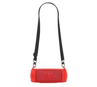 Yaowanguan Funda de Silicona para JBL Flip 7 Altavoz Bluetooth portátil inalámbrico Potente,Flip 7 Funda de Viaje Portátil Bolsa Protectora Carcasa de Transporte con Correa Hombro(Rojo)
