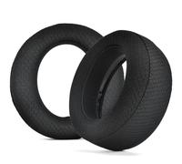 Yaowanguan Pulse Elite Almohadillas,Almohadillas de Repuesto Espuma con Memoria Earpads para PlayStation 5 - Auriculares inalámbricos Pulse Elite(Tejido Negro)