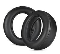 Yaowanguan Pulse Elite Almohadillas,Almohadillas de Repuesto Espuma con Memoria Earpads para PlayStation 5 - Auriculares inalámbricos Pulse Elite(Cuero Proteico Negro)