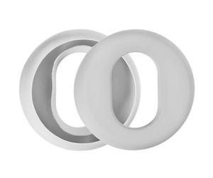 Yaowanguan Surface Auriculares 1/2 Almohadillas Protectoras,Almohadilla Funda de Silicona Lavable a Prueba de Sudor para Microsoft Surface Auriculares 1/2 Gen I Gen II(Blanco)