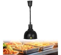 YAOYAOO Lampara de Calor para Alimentos, Extensible Lampara de Calor para Cocina, Lampara de Calentamiento de Comida con Bombilla de 250W para Catering Hosteleria Buffet(B-25CM,1 Stück)