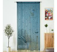 YaoYue Cortina de Cuentas para Puerta, borlas y Cuentas, para Colgar en la Puerta, con Flecos, Estilo Hippie, Divisor de habitación, Ventana, Pasillo, Entrada, Pared, Armario, Dormitorio, decoración