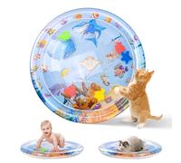 YAOZUP Alfombra de Agua para Gatos, Cama Inflable de Agua Sensorial, Tapete de Juego para Gatos y Niños