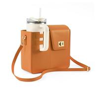 YAOZUP Bolsa porta botella de agua, bolsa para Stanley Cup con compartimento y correa ajustable, portabotellas a la moda