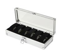 YAPAILANG Caja de almacenamiento de 6/12 rejillas útiles para relojes de pulsera, caja de almacenamiento de relojes