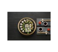 YAPING Salsa de cocina japonesa para sushi, rollo de jengibre Wasabi Bedroom 08 x 12 pulgadas (20 x 30 cm)