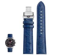 yaponuk Cadena de cuero para reloj Hamilton H32705581 Jazzmaster Khaki Aviation Field. Correa de reloj.(Bluebs2,20mm)