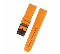 yaponuk Correa de caucho para el Breitling Avenger Super Ocean Challenger(Orangeb)